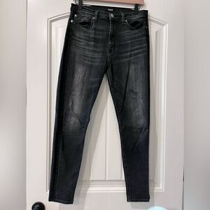 Hudson Jeans Barbara High Waist Dark Wash Skinny Jeans Charcoal Black Sz. 30